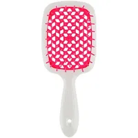Janeke Small Superbrush Білий з малиновим 56SP234 FFL