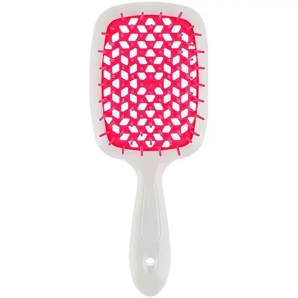 Janeke Small Superbrush Білий з малиновим 56SP234 FFL
