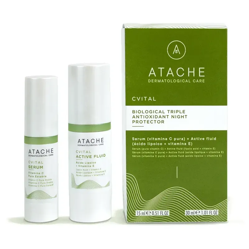 Atache C Vital Biological Triple-Antioxidant Night Protector 30 мл + 15 мл