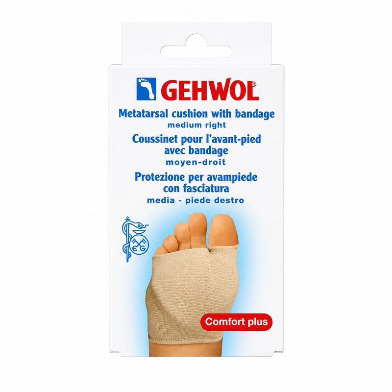 Gehwol Metatarsal cushion with bandage medium right 1 шт
