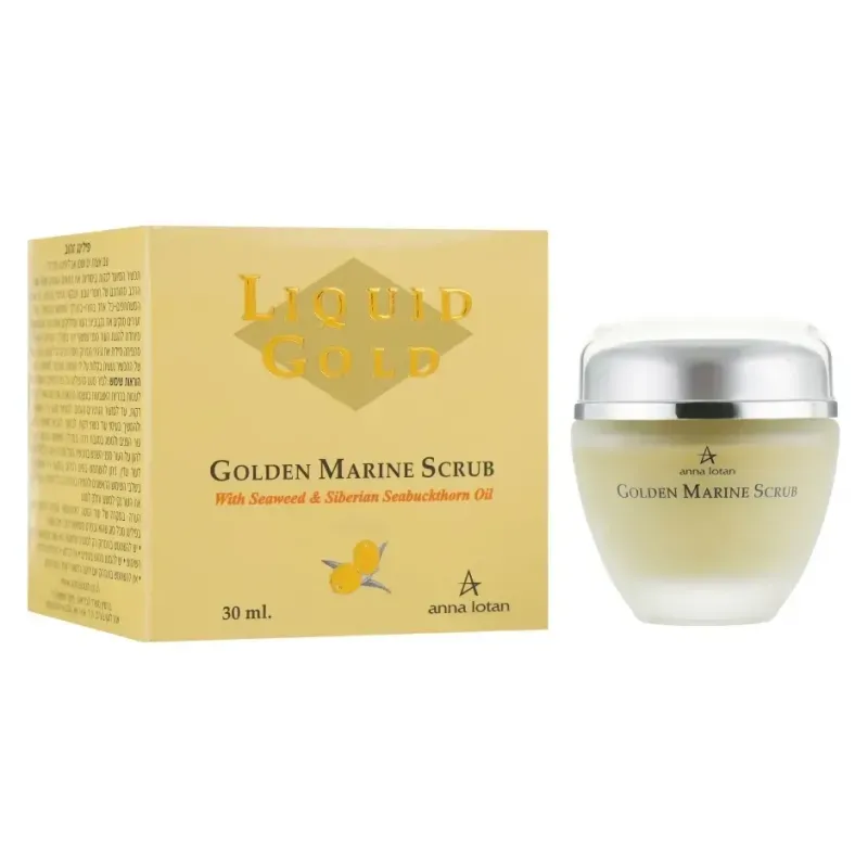 Anna Lotan Liquid Gold Golden Marine Scrub 30 мл