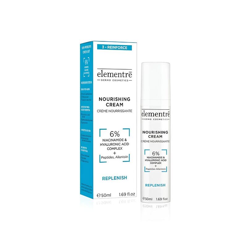 Elementre Nourishing Cream 6% Niacinamide & Hyaluronic Acid 50 мл