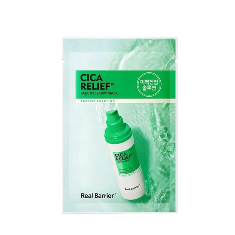 Real Barrier Cica Relief Rx Fade In Serum Mask 1 шт
