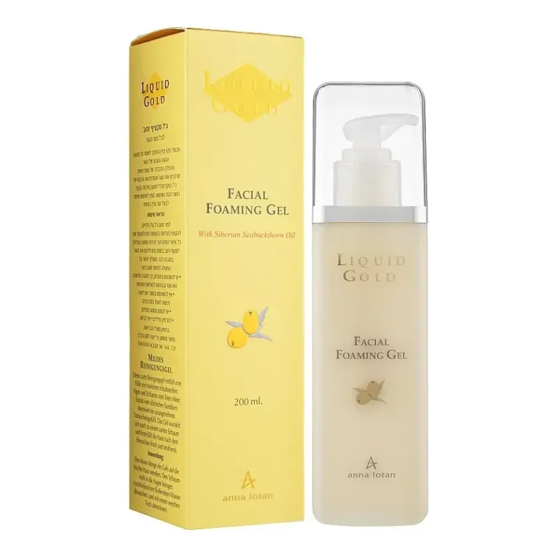 Anna Lotan Liquid Gold Facial Foaming Gel 200 мл