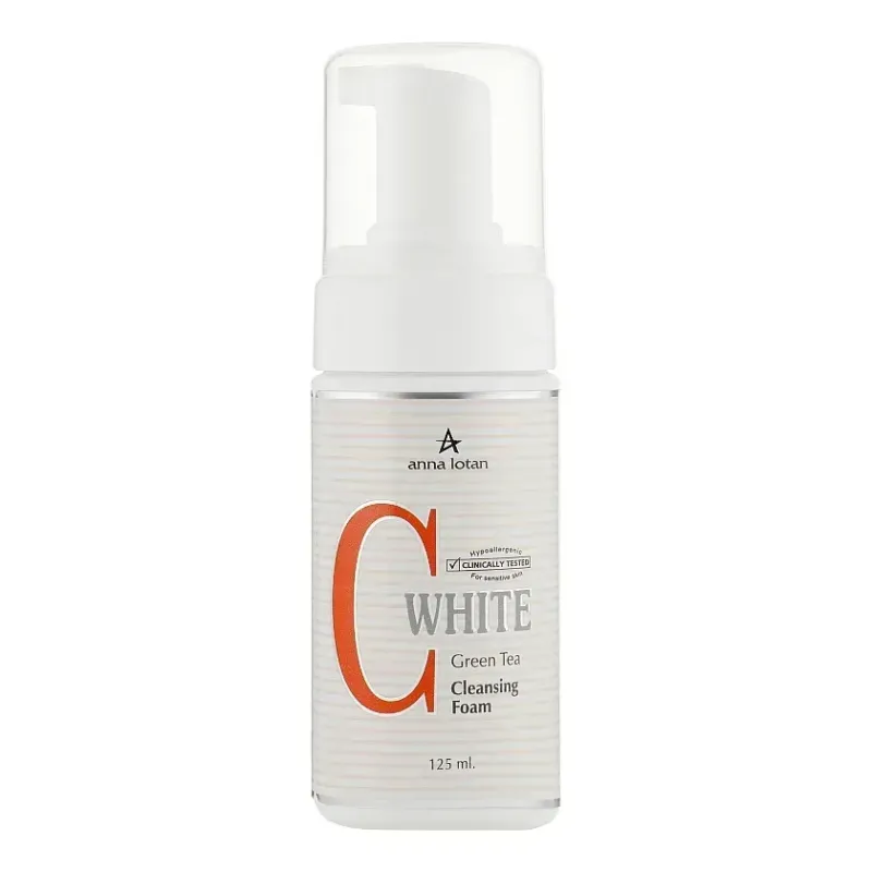 Anna Lotan C White Green Tea Cleansing Foam 125 мл