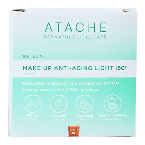 Atache Be Sun Make Up Anti-Aging Light SPF 50+ 12 гр