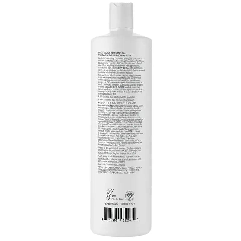 Bosley MD Bos Revive Non Color-Treated Hair Volumizing Conditioner 1000 мл
