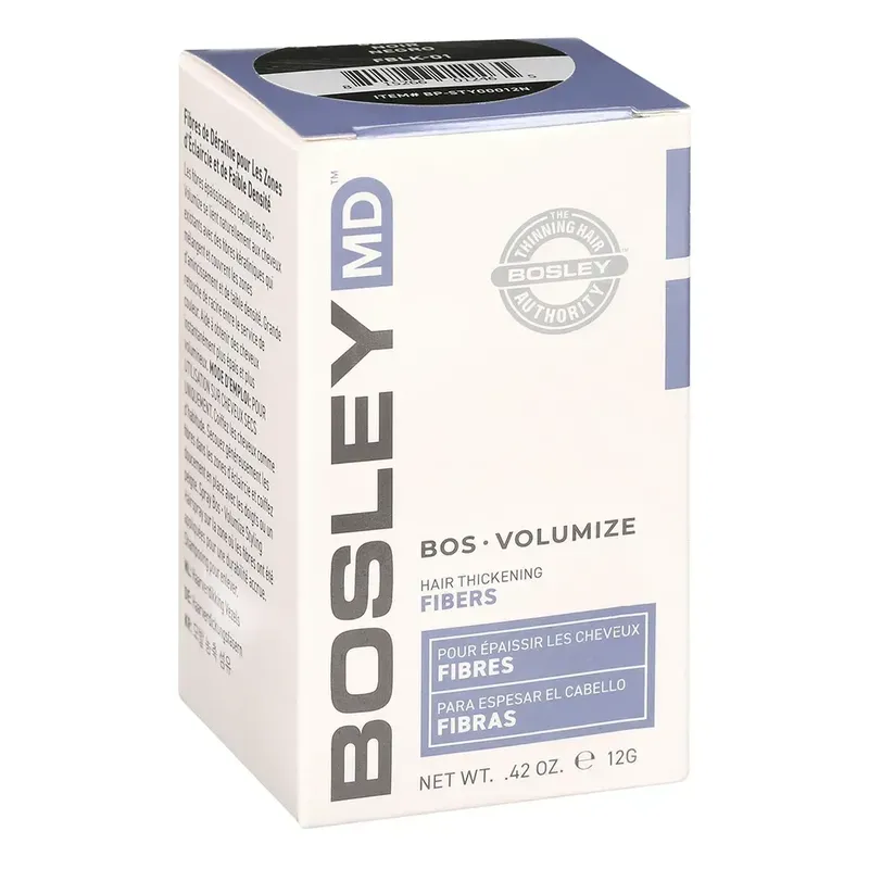 Bosley MD Bos Volumize Hair Thickening Fibers Black 12 гр