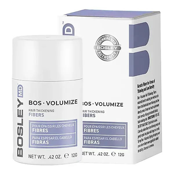 Bosley MD Bos Volumize Hair Thickening Fibers Medium Brown 12 гр