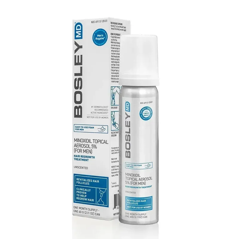 Bosley MD Minoxidil Topical Aerosol 5% (For Men) Foam 60 гр