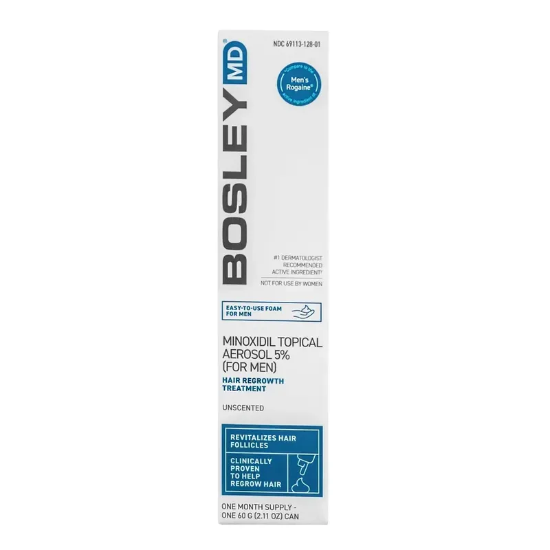 Bosley MD Minoxidil Topical Aerosol 5% (For Men) Foam 60 гр