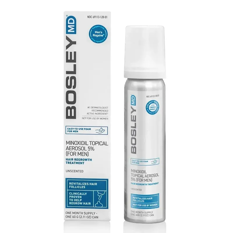 Bosley MD Minoxidil Topical Aerosol 5% (For Men) Foam 60 гр