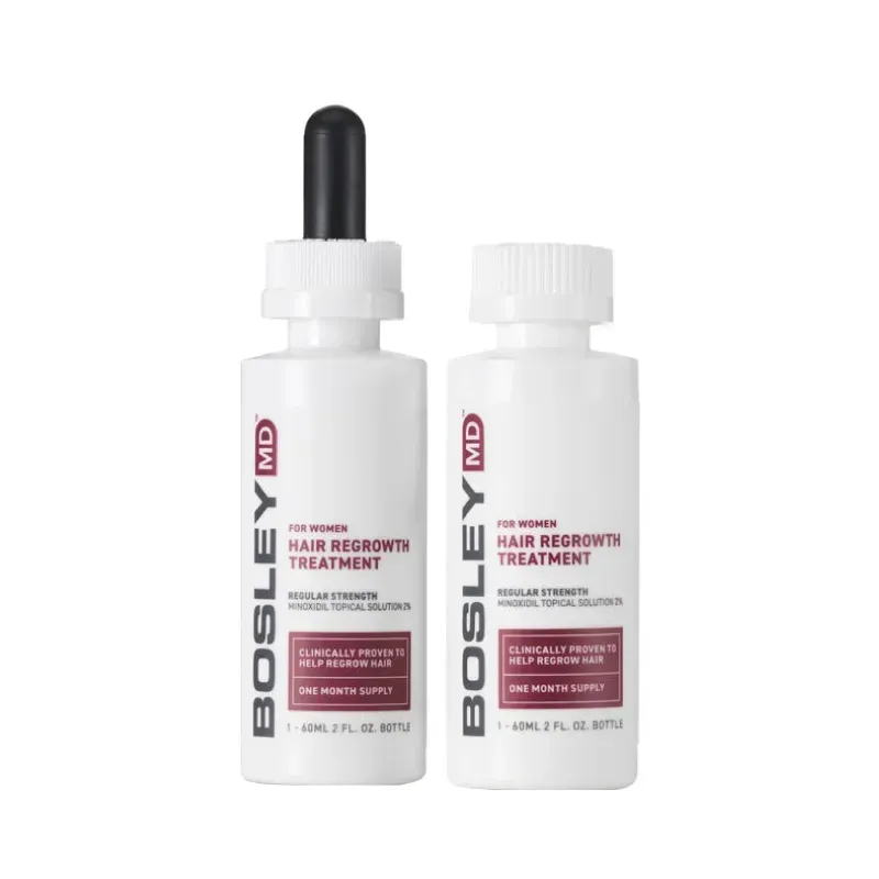 Bosley MD Hair Regrowth Treatment (For Women) Minoxidil Topical Solution 2%  2*60 мл з піпеткою