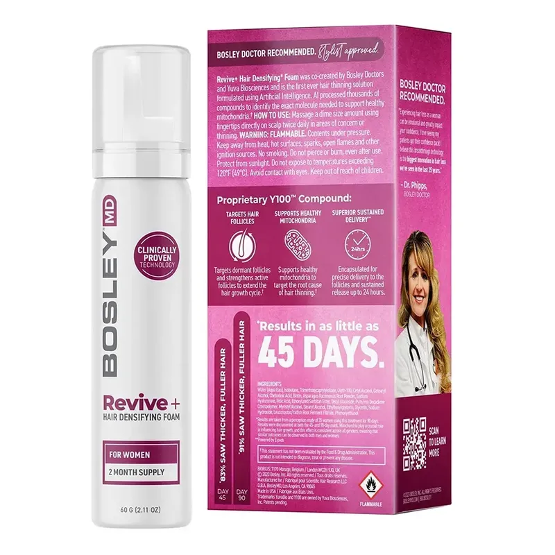 Bosley MD Revive+ Densifying Foam for Women 60 мл