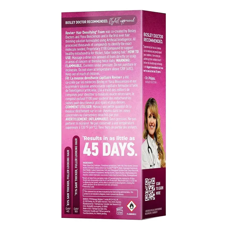 Bosley MD Revive+ Densifying Foam for Women 60 мл