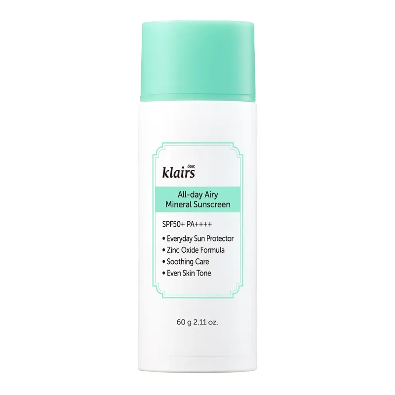 Dear Klairs All-day Airy Mineral Sunscreen 60 мл