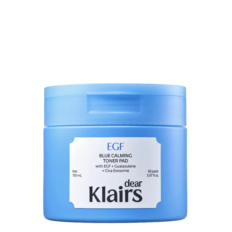 Dear Klairs EGF Blue Calming Toner Pad 60 шт