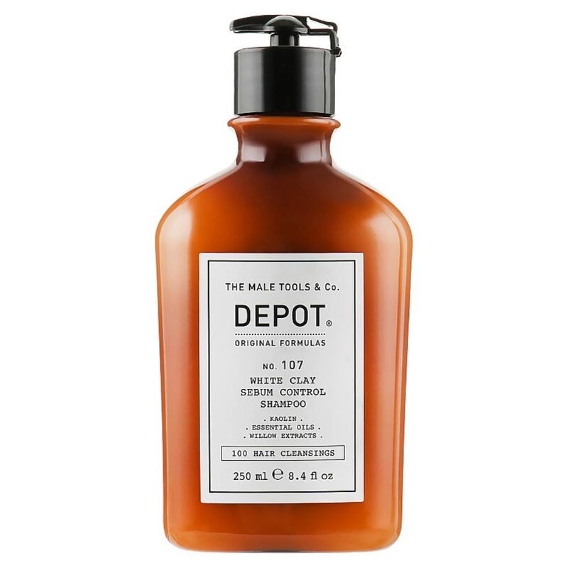 Depot No.107 White Clay Sebum Control Shampoo 250 мл