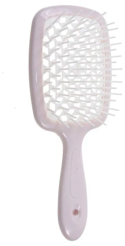 Janeke Small Superbrush Пудровий з білим 94SP234 RSA