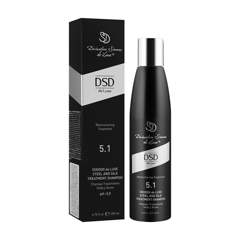 DSD De Luxe 5.1 Dixidox DeLuxe Steel and Silk Treatment Shampoo 200 мл