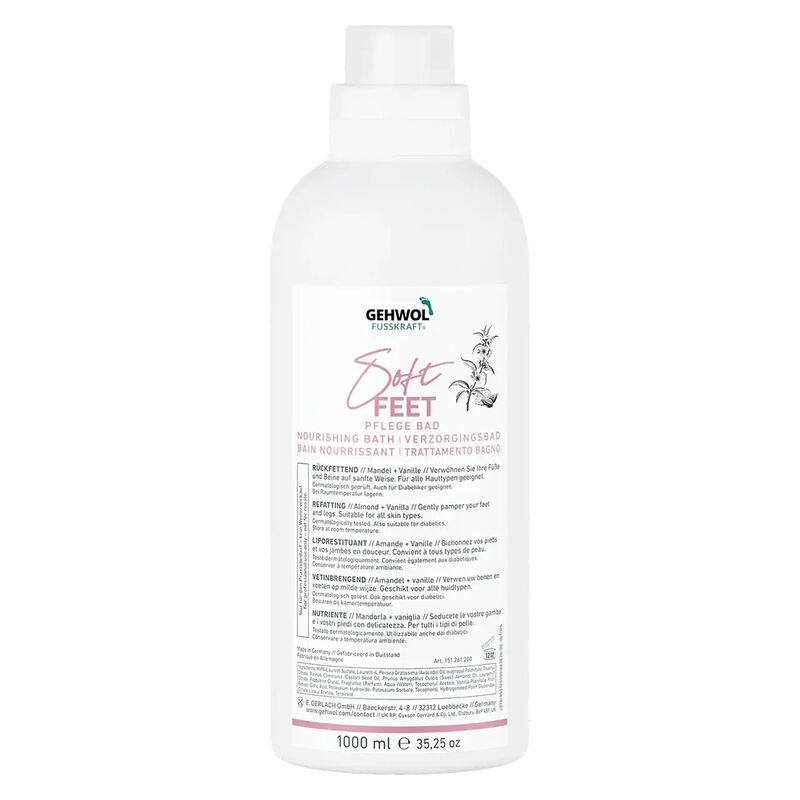 Gehwol Foot Bath "Almond & Vanilla" (Soft Feet) 1000 мл