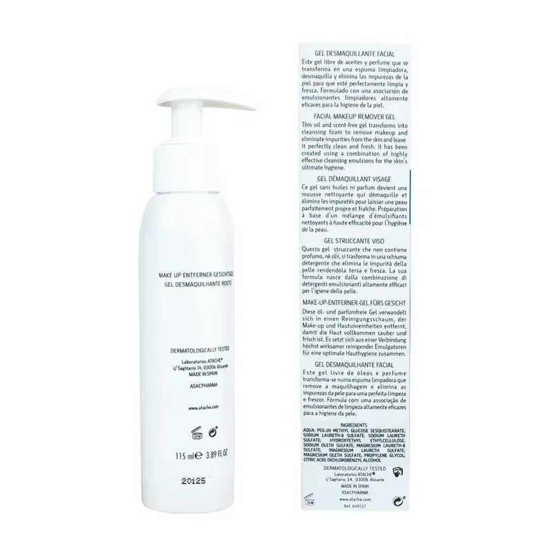 Atache Essentielle Make-Up Remover Gel 115 мл