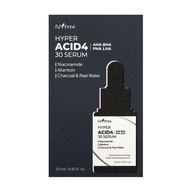 Isntree Hyper Acid4 AHA BHA PHA LHA 30 Serum 20 мл