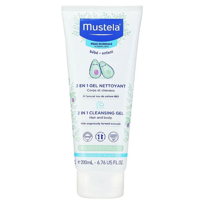 Mustela 2 in 1 Cleansing Gel 200 мл