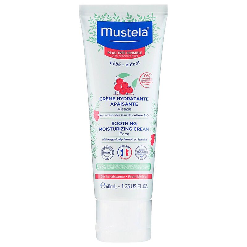 Mustela Bebe Face Soothing Moisturizing Cream 40 мл