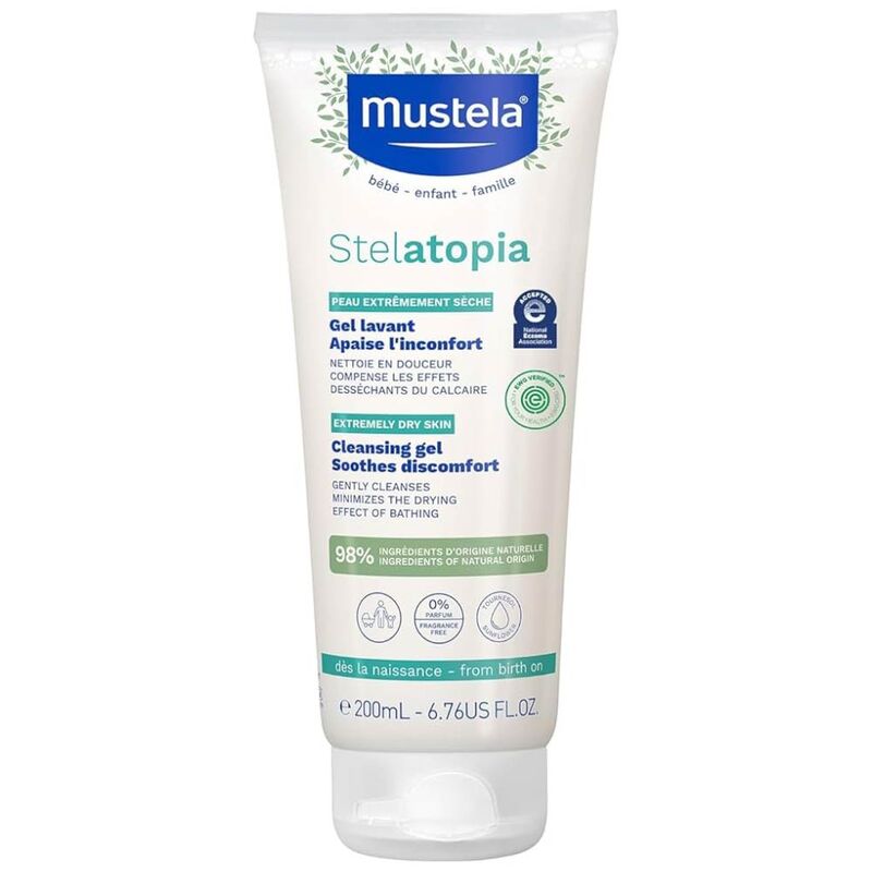 Mustela Stelatopia Cleansing Gel With Sunflower 200 мл