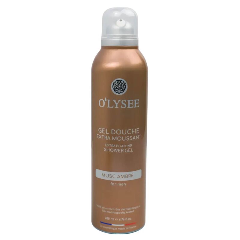 O'lysee Extra Foaming Shower Gel Musc Ambre 200 мл