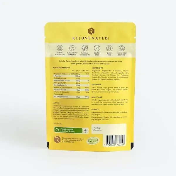 Rejuvenated Cellular Calm Complex 60 капсул