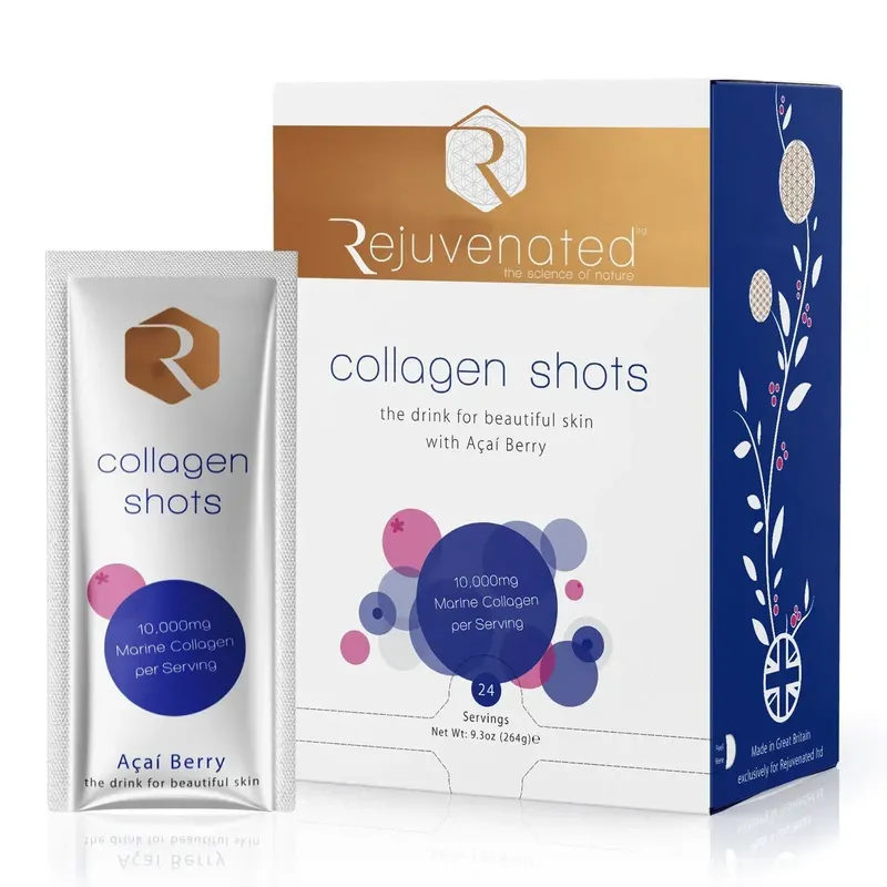 Rejuvenated Сollagen Shots Acai Berry 10 000 мг 24 саше
