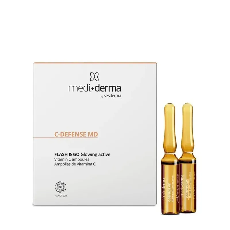 Medi+Derma C-DEFENSE MD FLASH & GO Glowing active 5*2 мл