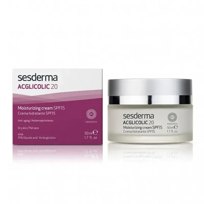 Sesderma Acglicolic 20 Moisturizing Cream SPF15 50 мл