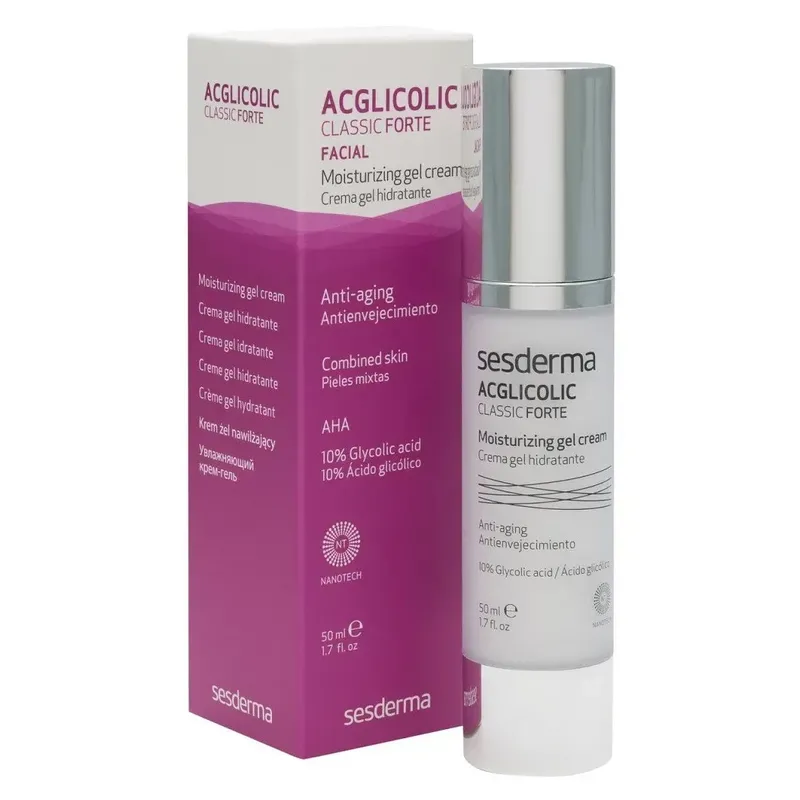 Sesderma Acglicolic Classic Moisturising Cream Gel 50 мл