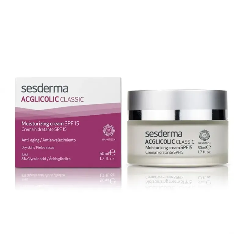 Sesderma Acglicolic Classic Moisturizing Cream SPF15 50 мл