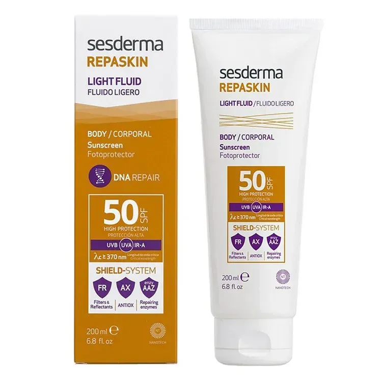 Sesderma Repaskin Light Fluid Body Sunscreen SPF50+ 200 мл