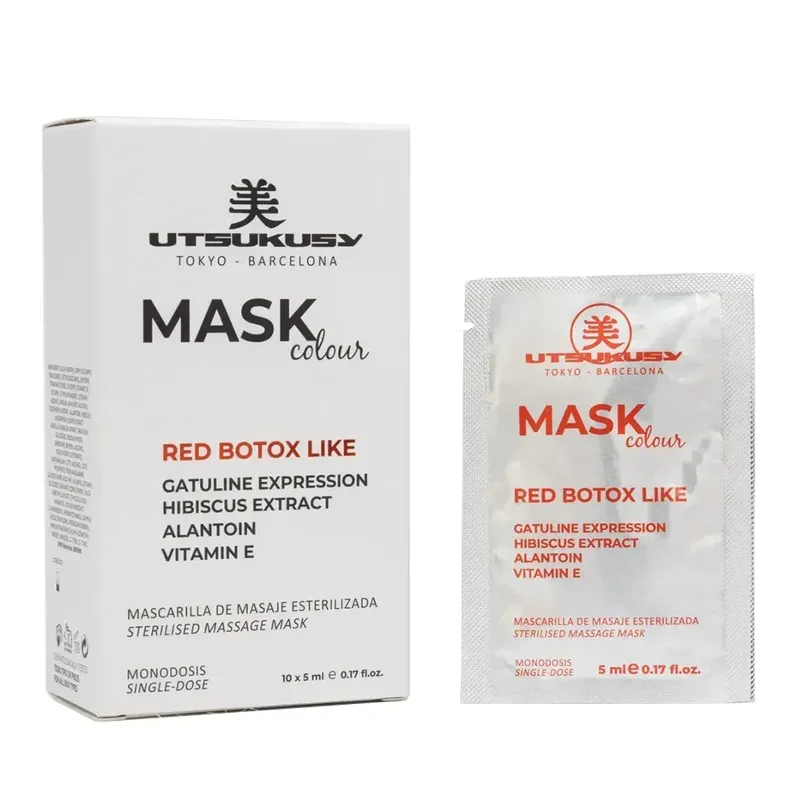 Utsukusy Mask Color Red Botox Like 5 мл